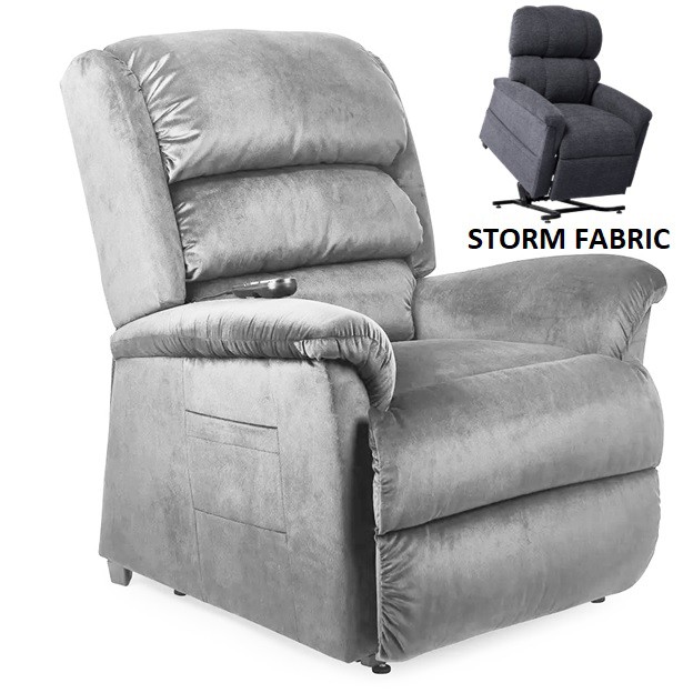 Relaxer PR766 With Maxicomfort Lift Chair - Luxe Storm Fabric - By Golden Technologies