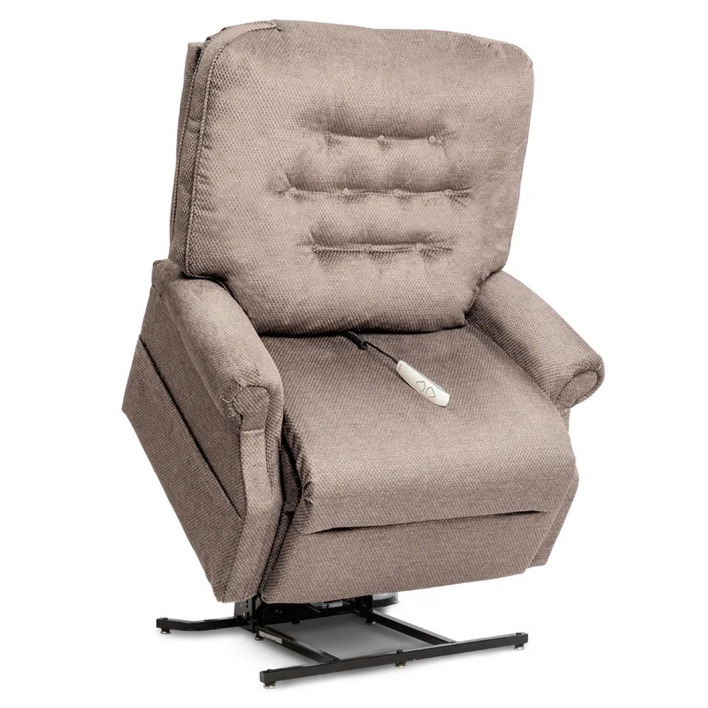 Heritage LC-358XXL Lift Chair - Cloud 9 Stone Fabric - By Pride Mobility