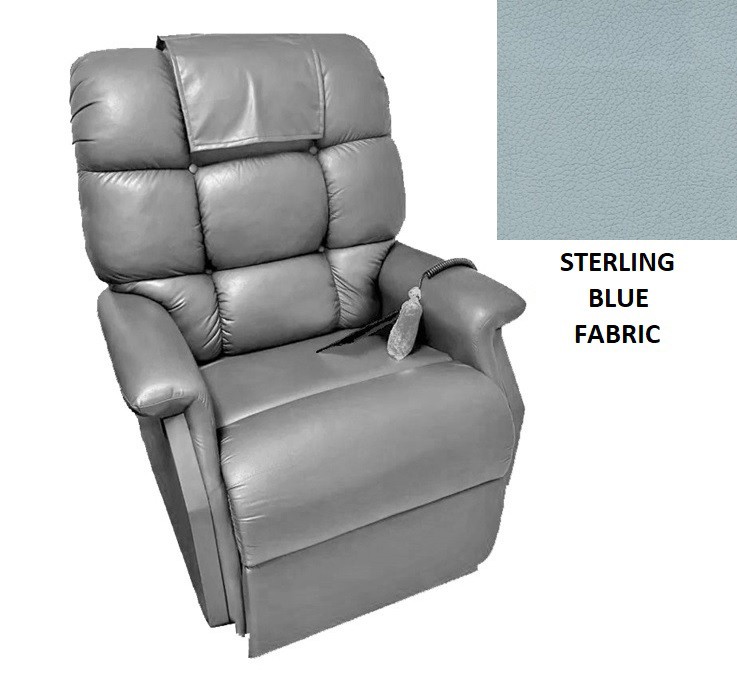 Cambridge PR401 Lift Chair - Brisa® Sterling Blue Fabric - By Golden Technologies