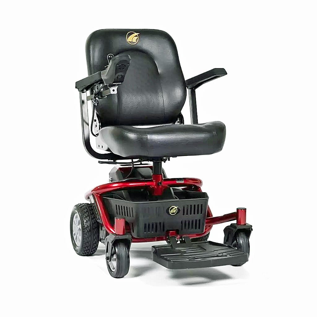 LiteRider Envy Power Chair - Cherry Red Color - By Golden Technologies