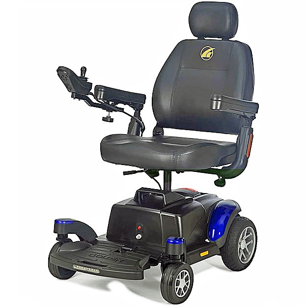 Golden Buzzabout Luxury Portable Power Wheelchair - GP164 - Blue