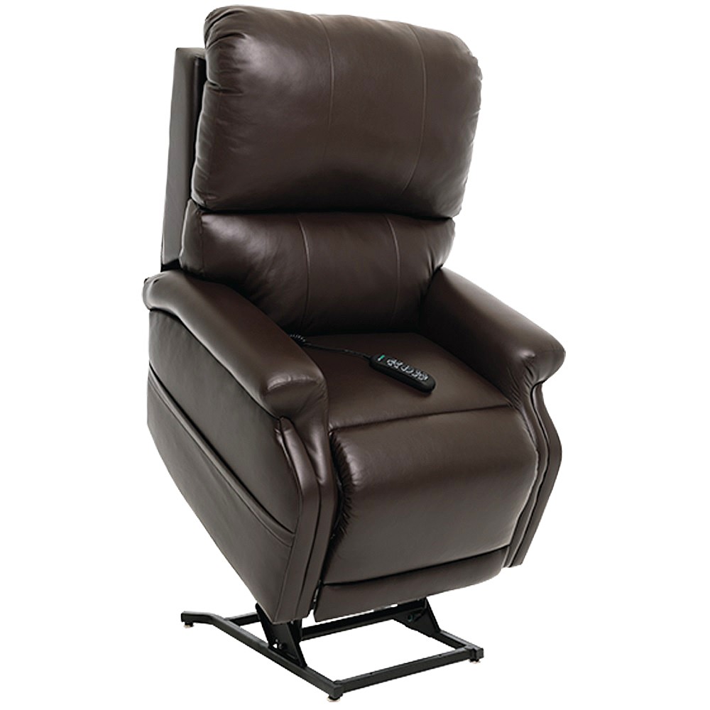 VivaLift! Escape PLR-990 Lift Chair - Ultraleather Fudge Fabric - By Pride Mobility