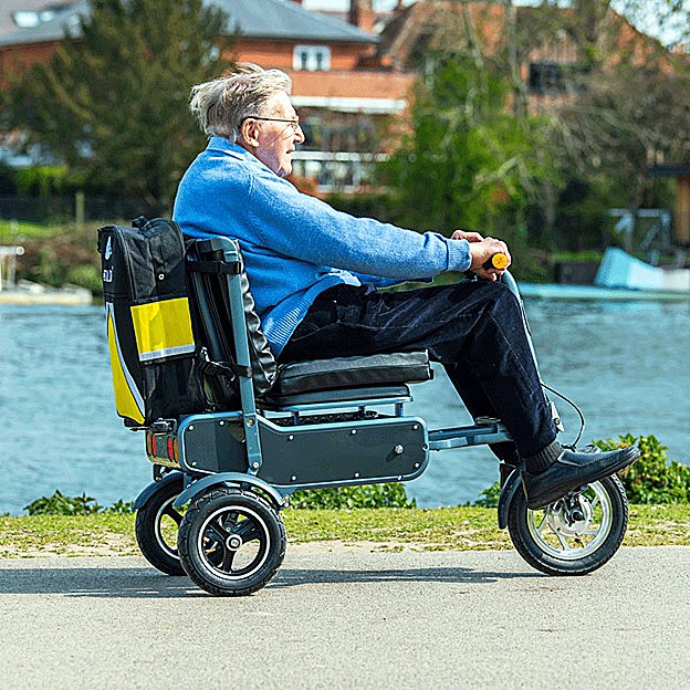 eFOLDi Explorer 3-Wheel Folding Scooter -  Enjoying a Ride - By eFOLDi