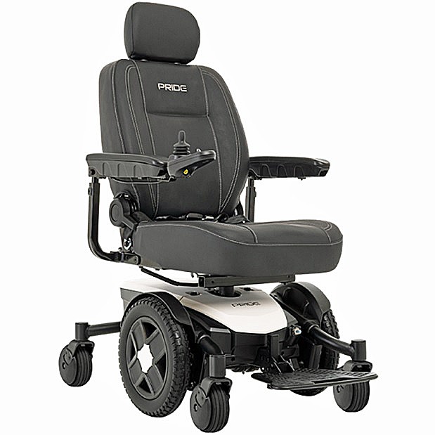 Jazzy EVO 613LI Power Chair - w/Lithium-Ion Batteries - White Matte