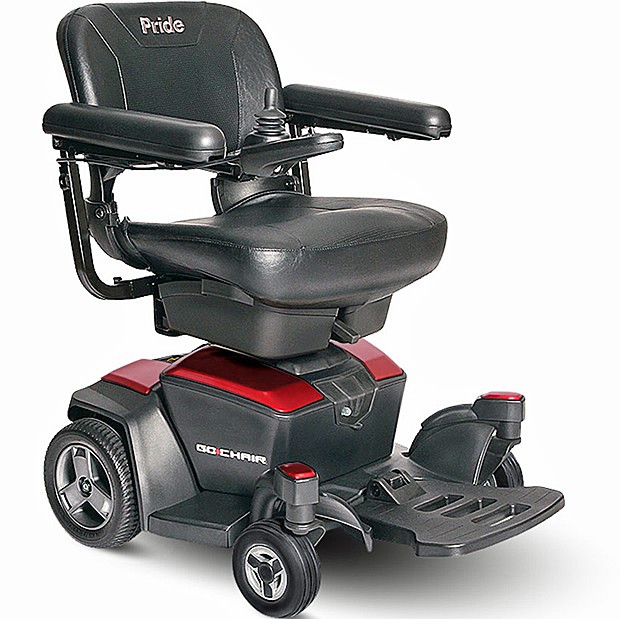 Go-Chair Portable Electric Power Chair - Ruby Red