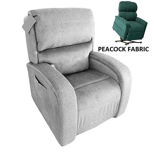 EZ Sleeper PR735 With Maxicomfort Lift Chair - Luxe Peacock Fabric - By Golden Technologies