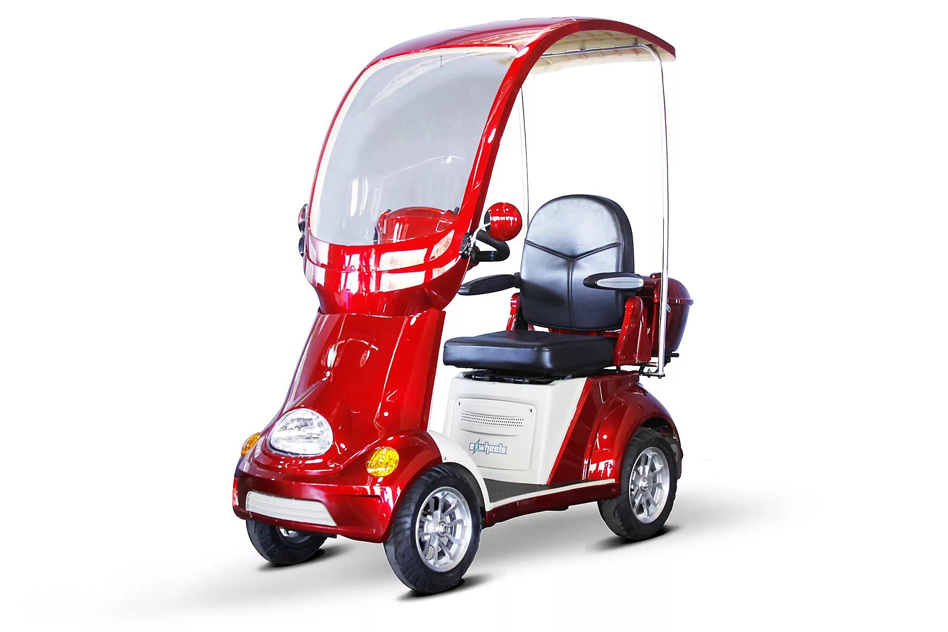 EW-54 Coupe Recreational Scooter - Red Color - By EWheels