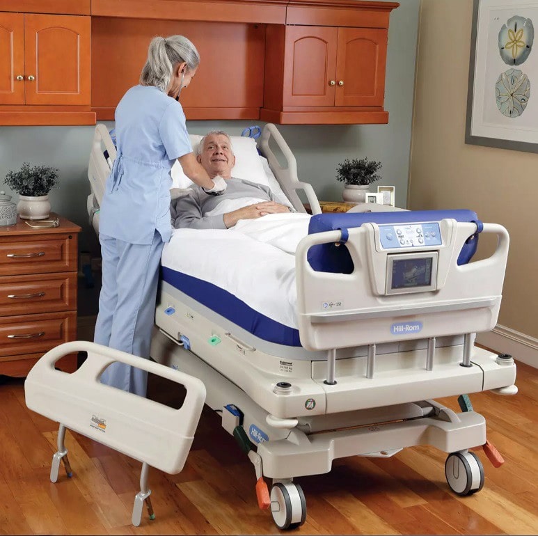 Hillrom Bed, Mattress, Surface, Pressure, Air System, Low Air Loss, Bariatric, Wound Care, Therapy Products