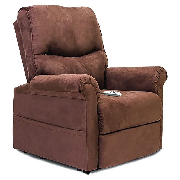 Essential Collection Model LC-105 Lift Chair - Micro-Suede Cocoa Fabric - By Pride Mobility