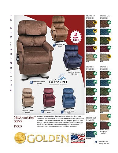 Comforter PR505 Lift Chair Brochure