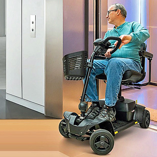 Go-Go® Elite Traveller® 2 - 4-Wheel Scooter With iTurn Technology - Turns Like a 3-Wheel Scooter - Stable Like a 4-Wheel Scooter