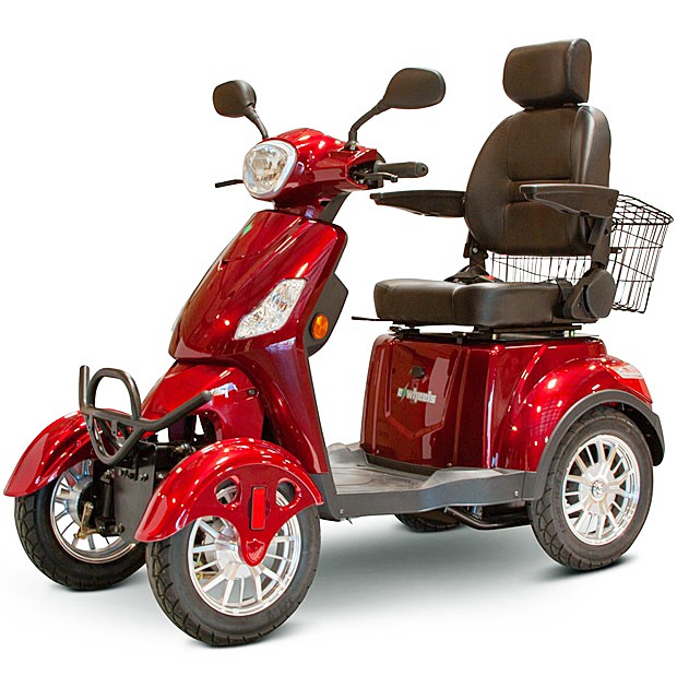 EW-46 4-Wheel Recreational Scooter - Red