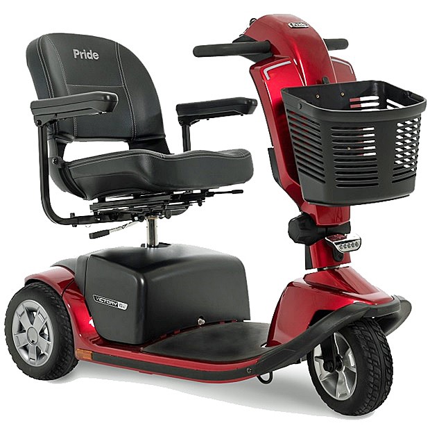 Victory 10.2  3-Wheel Scooter 18" Seat Color: Candy Apple Red