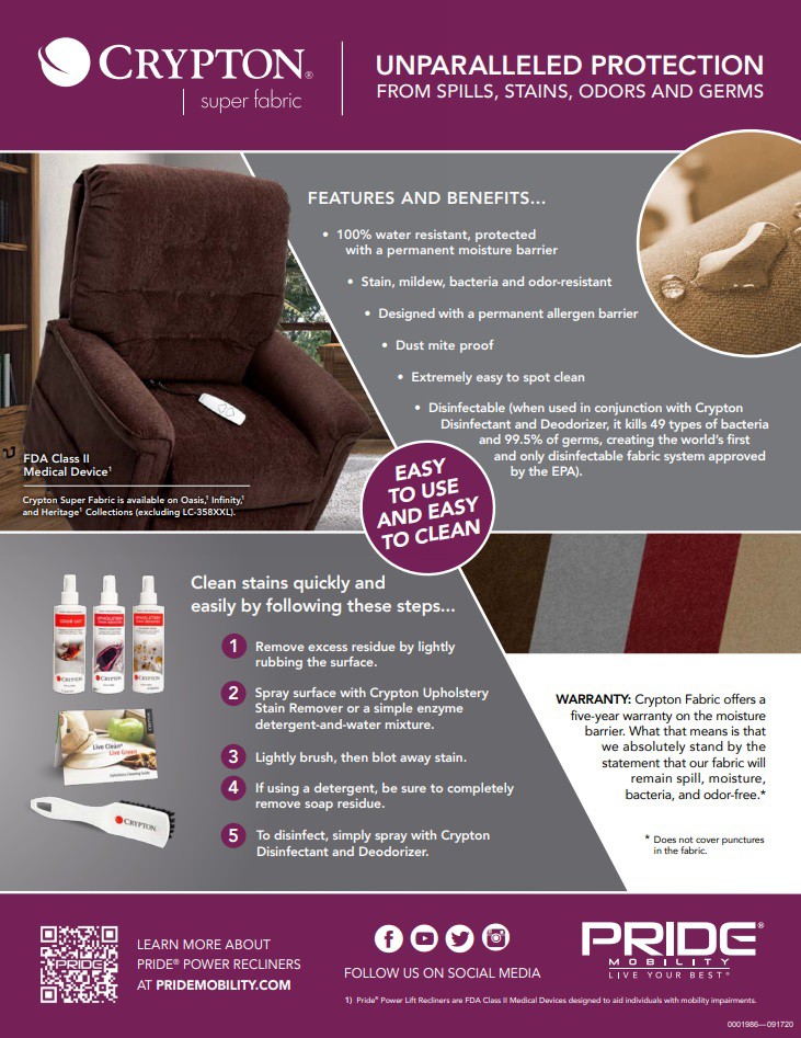 Crypton Super Upholstery Fabric Brochure