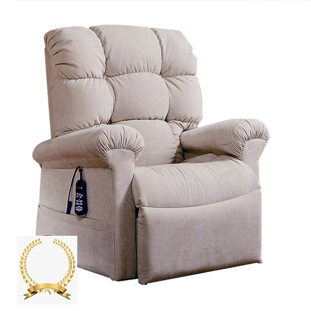 Cloud PR510 Luxe With MaxiComfort Lift Chair - Luxe Stone Fabric - By Golden Technologies