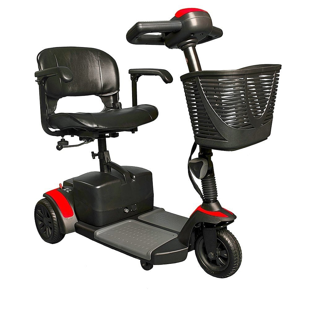 Spitfire Pro SE Portable 3-Wheel Scooter Extended Range Color: Red