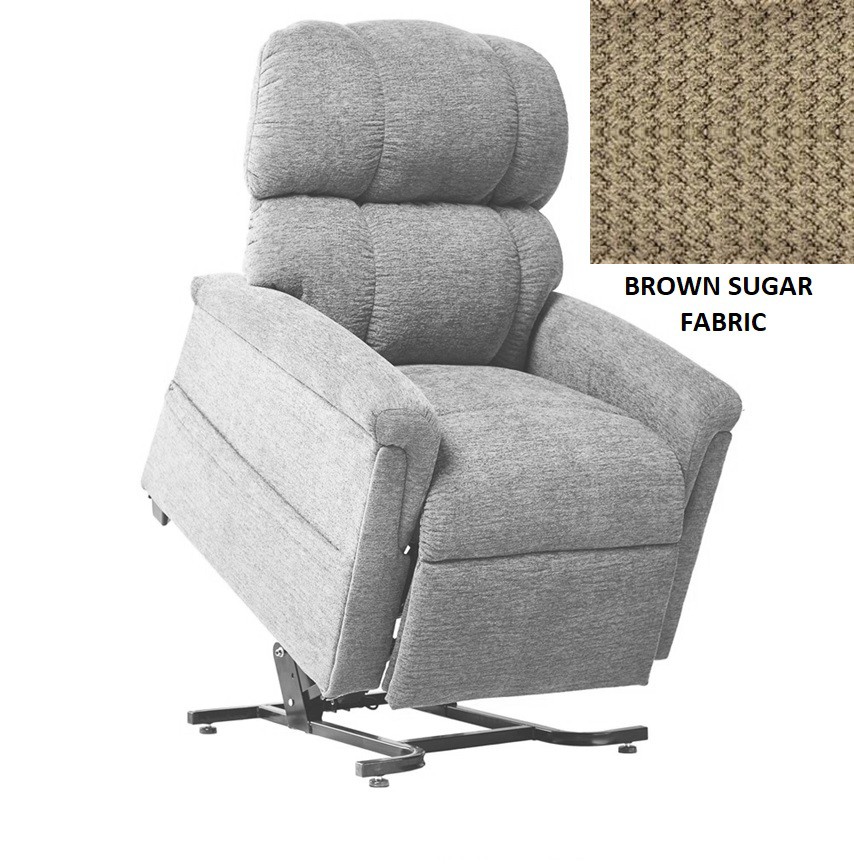 Comforter PR535 Lift Chair with Maxicomfort Positioning - Ashworth Brown Sugar Fabric - By Golden Technologies