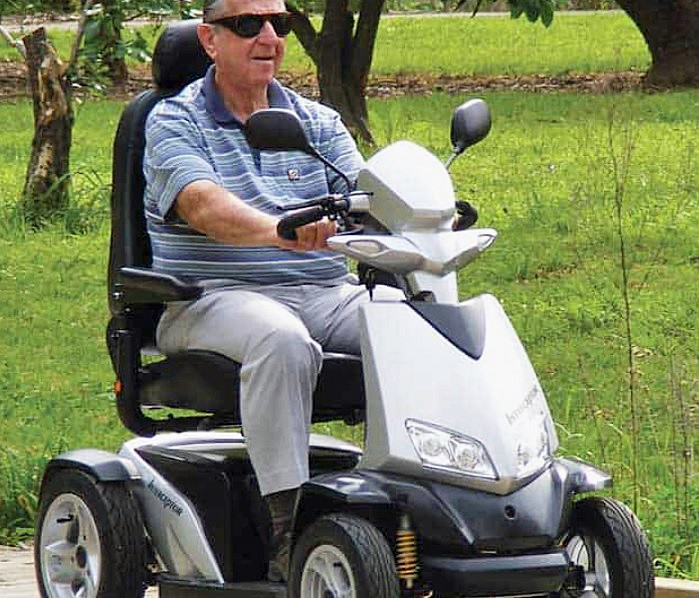 Silverado Extreme - 4-Wheel Full-Size Full Suspension Scooter - Delivers a Smooth Comfortable Ride - By Merits Health Products