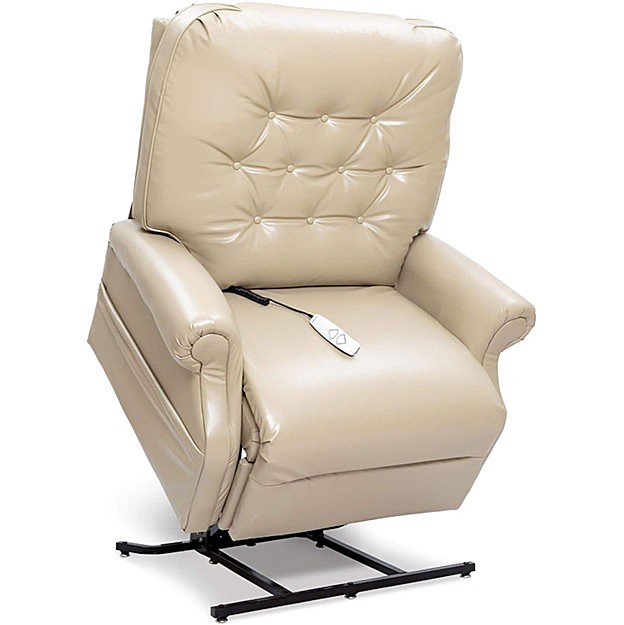 Heritage Heavy Duty LC-358XXL 2-Position Lift Chair Recliner By Pride Mobility Lexis Mushroom Fabric 