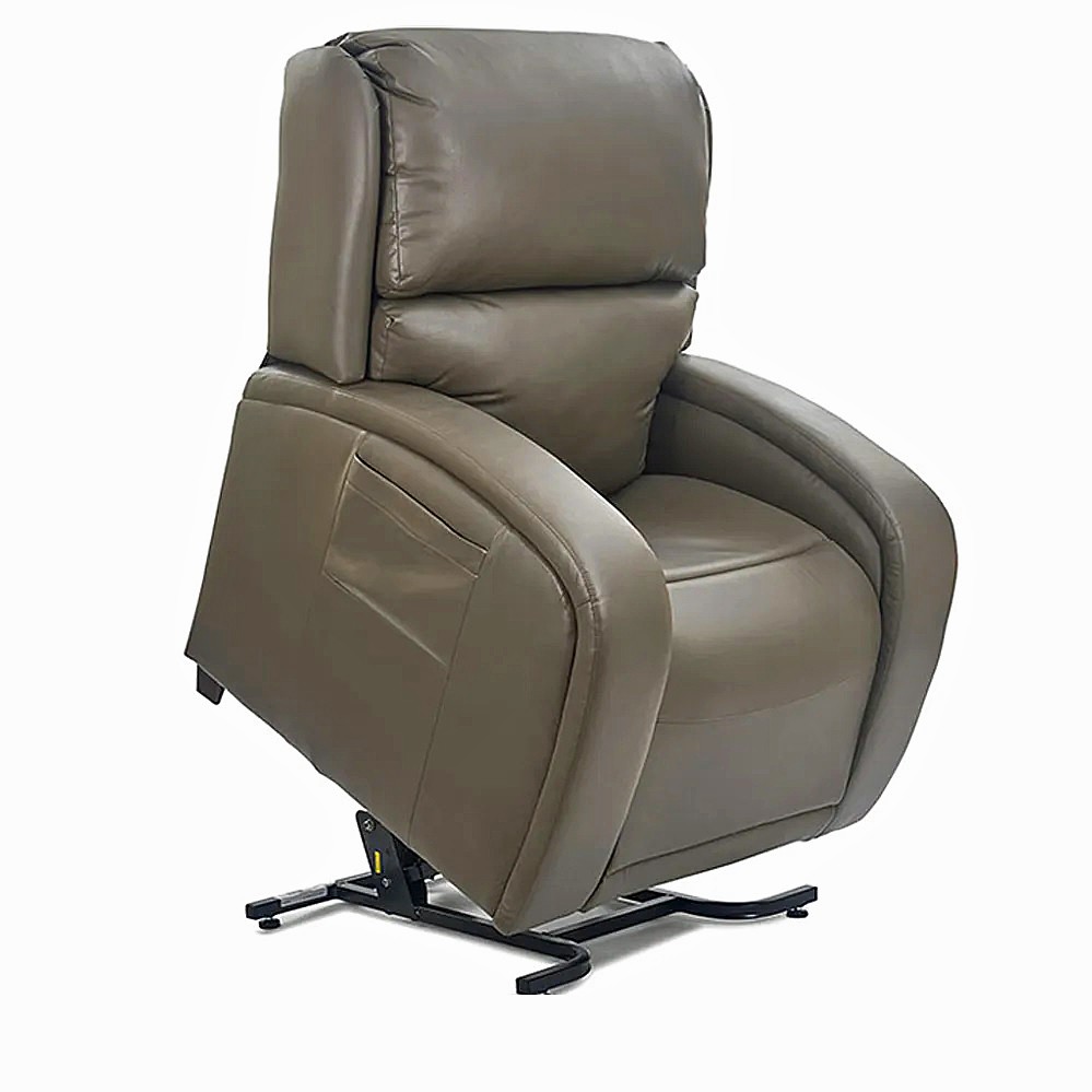 EZ Sleeper PR-761 MaxiComfort with Twilight Positioning - Brisa® Fabric Look of Leather - Shiitake