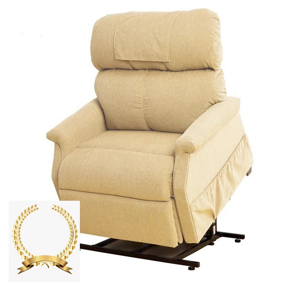 Comforter PR505 Lift Chair - Luxe Sand Chenille and Acrylic Blend Fabric - By Golden Technologies