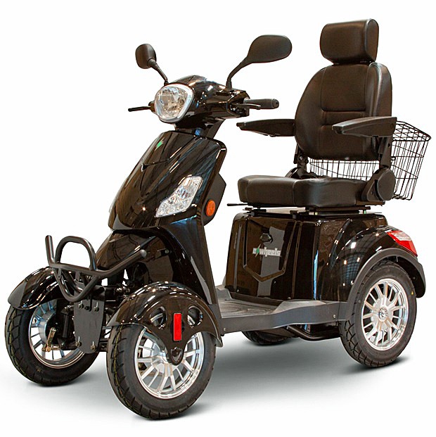 EW-46 4-Wheel Recreational Scooter - Black