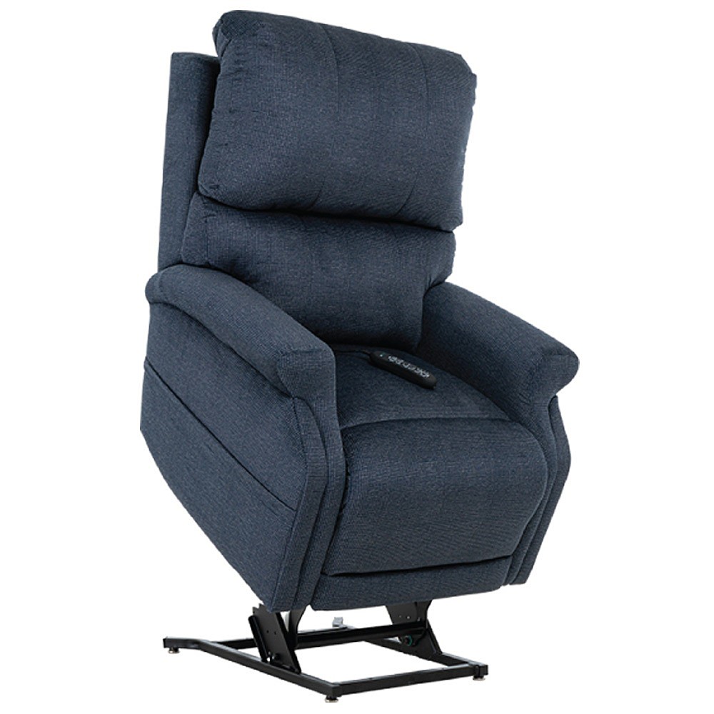 VivaLift! Escape PLR-990 Lift Chair - Burbank Navy Fabric - By Pride Mobility