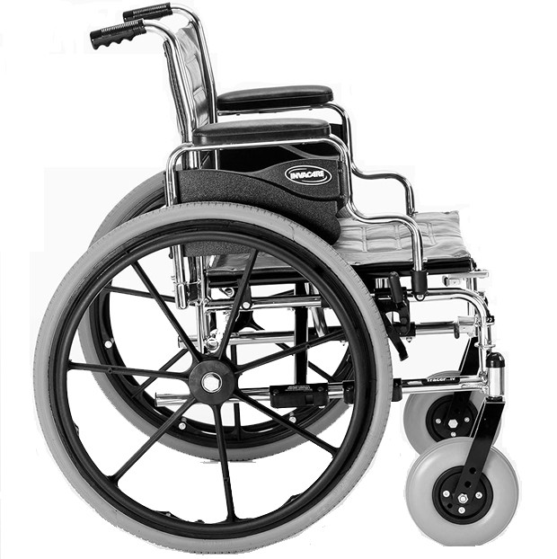 Tracer IV Bariatric Folding Wheelchair w/Desk-Length, 22" Seat Width, 350 lb. Weight Capacity