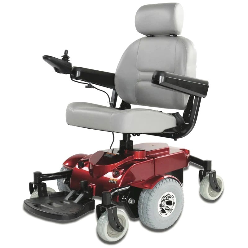 Zip’r Mantis Power Electric Wheelchair - Red - Model ZIP09