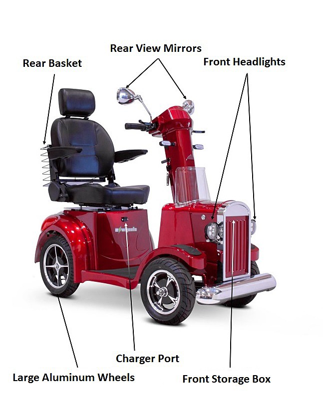 EW-Vintage Recreational Scooter - Features and Benefits