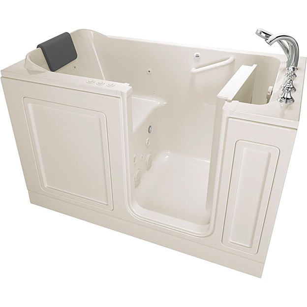 American Standard Luxury Series 3260.219.CRL Walk-In Bath With Faucet - Combination Whirlpool and Air Spa - 32" X 60" Walk-In Bath - Model 3260.219.CRL - Right