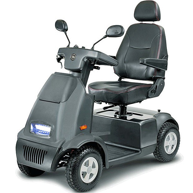 Afikim Afiscooter C - C4 Single Seat - Dark Gray 4-Wheel Scooter