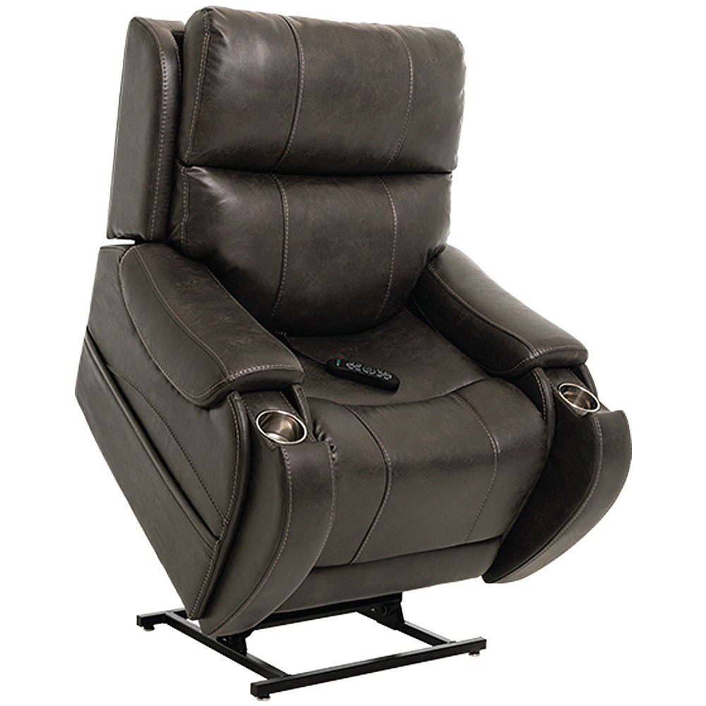 VivaLift! Atlas PLR-985M Lift Chair - Badlands Steel Fabric - By Pride Mobility