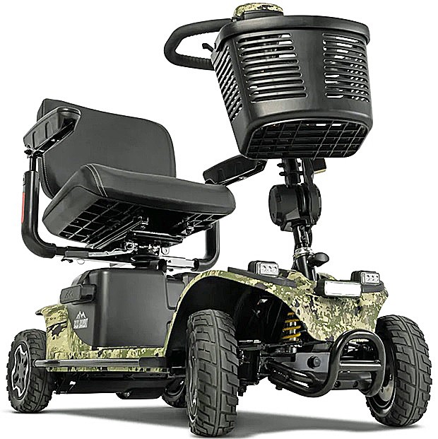 Baja Bandit 4-Wheel Scooter - Camo Color - By Pride Mobility