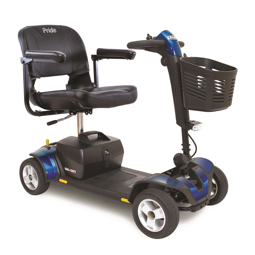 Go-Go Sport 4-Wheel Travel Scooter Model No. S74 By Pride Mobility