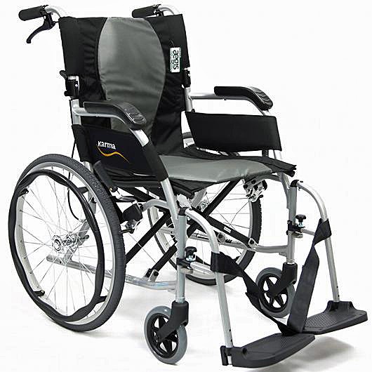 Ergo Flight Model S-2512 Basic Manual Wheelchair By Karman Healthcare