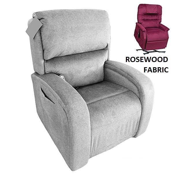 EZ Sleeper PR735 With Maxicomfort Lift Chair - Amadora Rosewood Fabric - By Golden Technologies