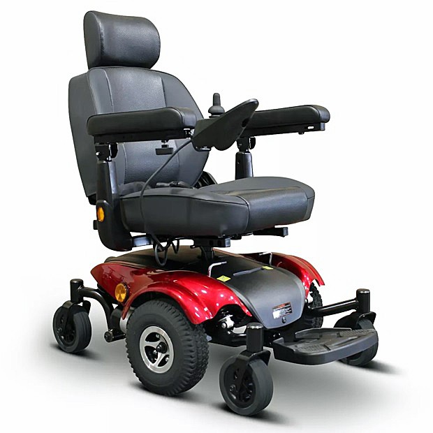 EW-M48 Power Wheelchair - Red Color - By EWheels