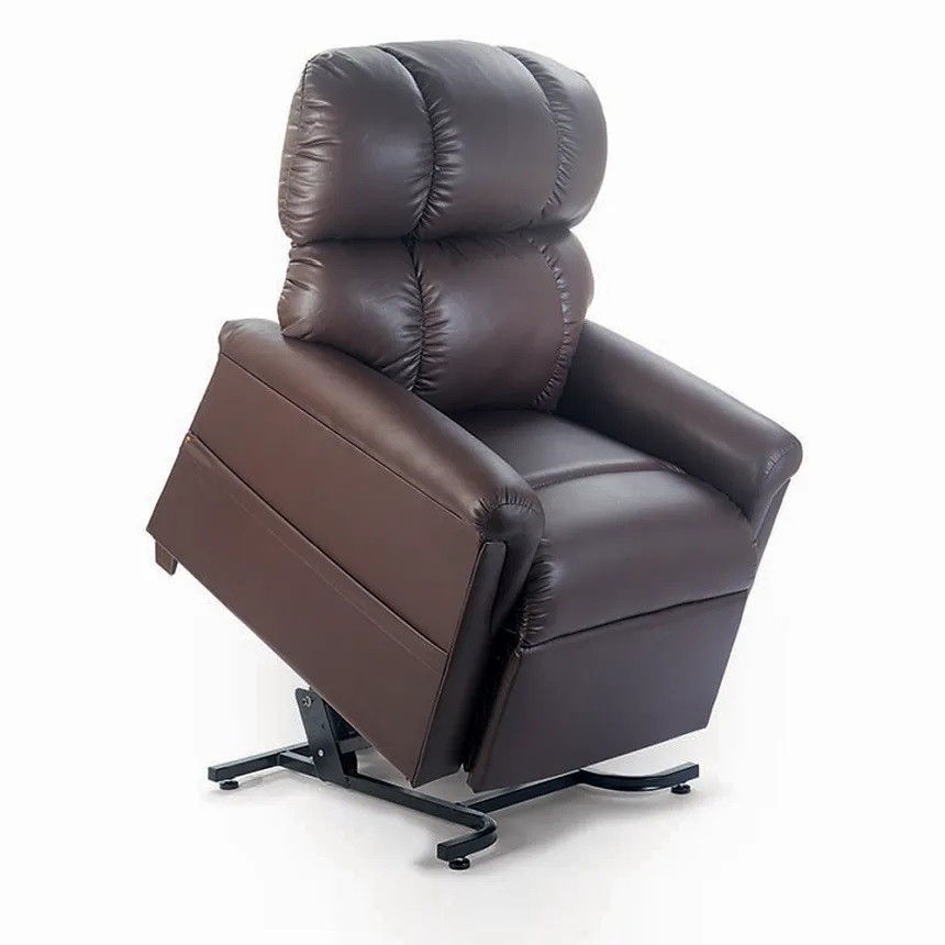 Comforter PR-535 with MaxiComfort Lift Chair Recliner By Golden Technologies Brisa Coffee Bean Fabric 