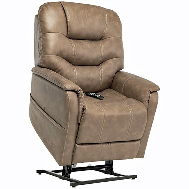 VivaLift! Elegance 2 Lift Chair Recliner By Pride Mobility Badlands Mushroom Fabric Medium | Large