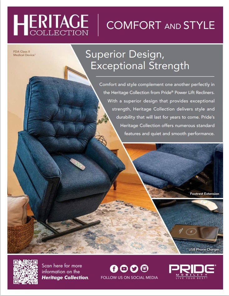 Heritage Collection Lift Chair Brochure