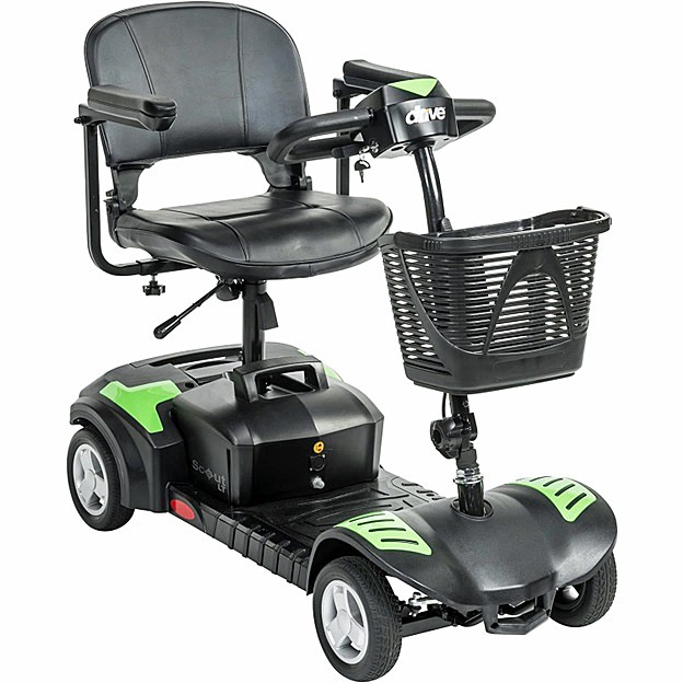 Scout LT 4 4-Wheel Scooter By Drive Medical Model: SCOUTLT4 Green