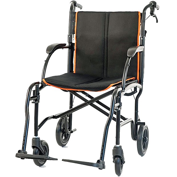 Feather Transport Featherweight Travel Wheelchair With Handbrakes