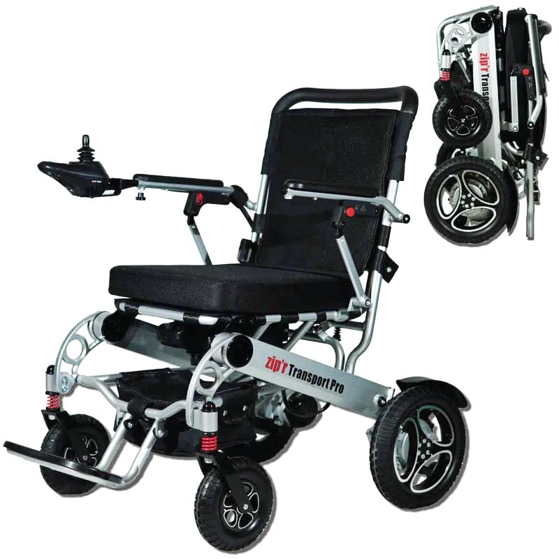 Zip'r Transport Pro Folding Electric Wheelchair Model ZIP13