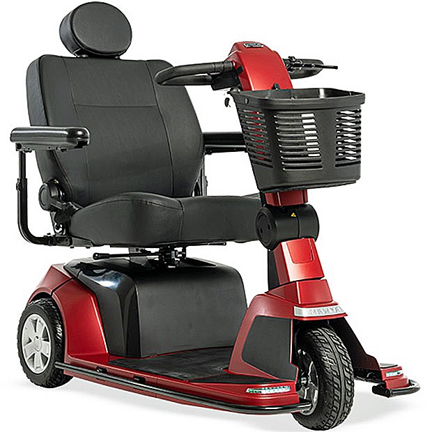 Maxima Heavy-Duty Mobiity 3-Wheel Scooter Red