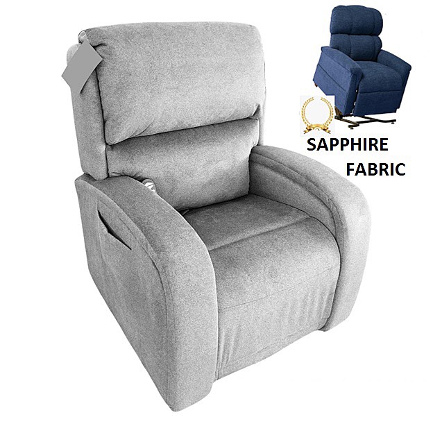 EZ Sleeper PR735 With Maxicomfort Lift Chair - Luxe Sapphire Fabric - By Golden Technologies