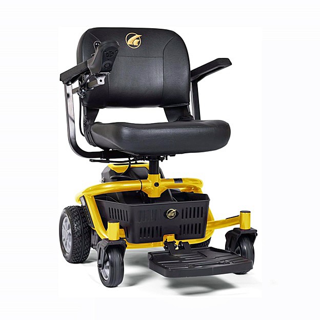 LiteRider Envy Power Chair - Sunburst Yellow Color - 17" Standard Seat - By Golden Technologies