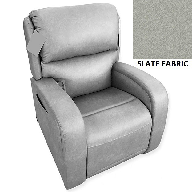 EZ Sleeper PR735 With Maxicomfort Lift Chair - Brisa® Slate Fabric - By Golden Technologies