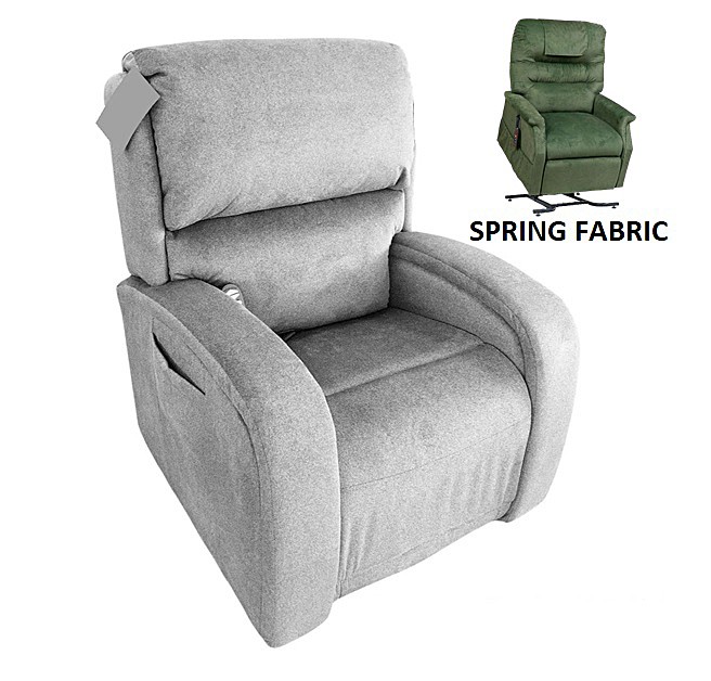 EZ Sleeper PR735 With Maxicomfort Lift Chair - Amadora Spring Fabric - By Golden Technologies