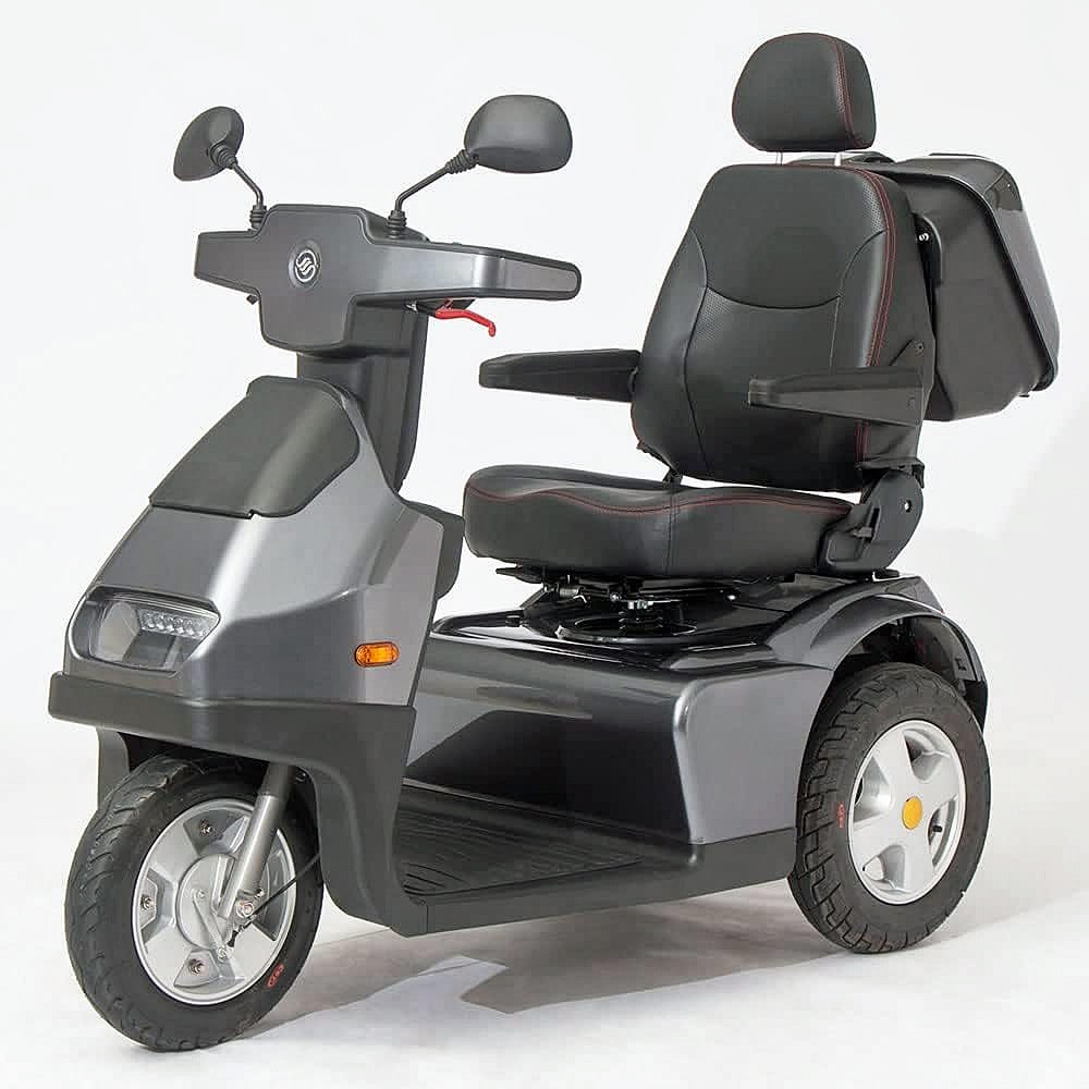 Afikim Afiscooter S3 Single Seat - 3-Wheel Scooter Color: Dark Gray